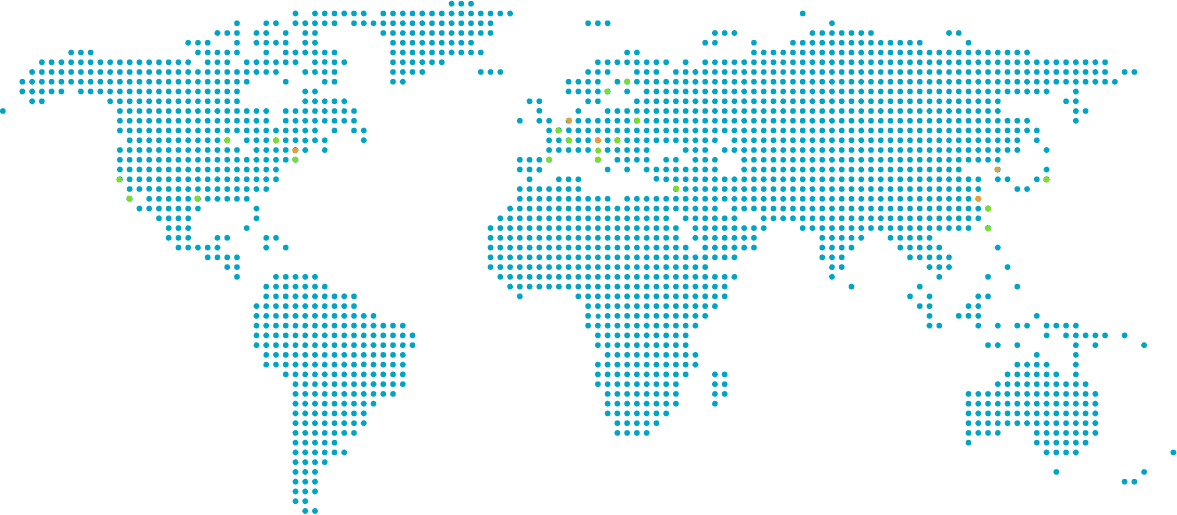 Tecnotion World Map Offices Distributors